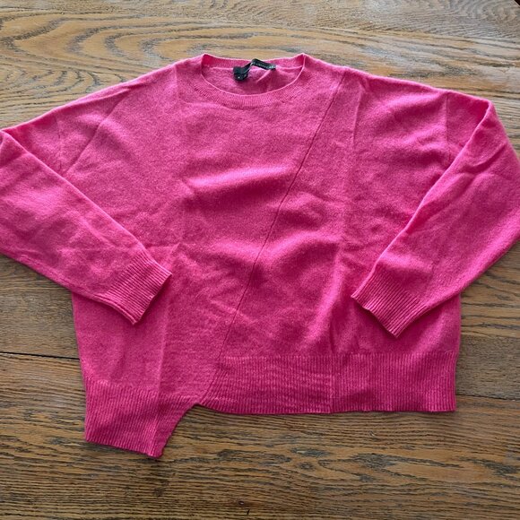 360 CASHMERE bright pink 100% cashmere sweater/S - Picture 1 of 9